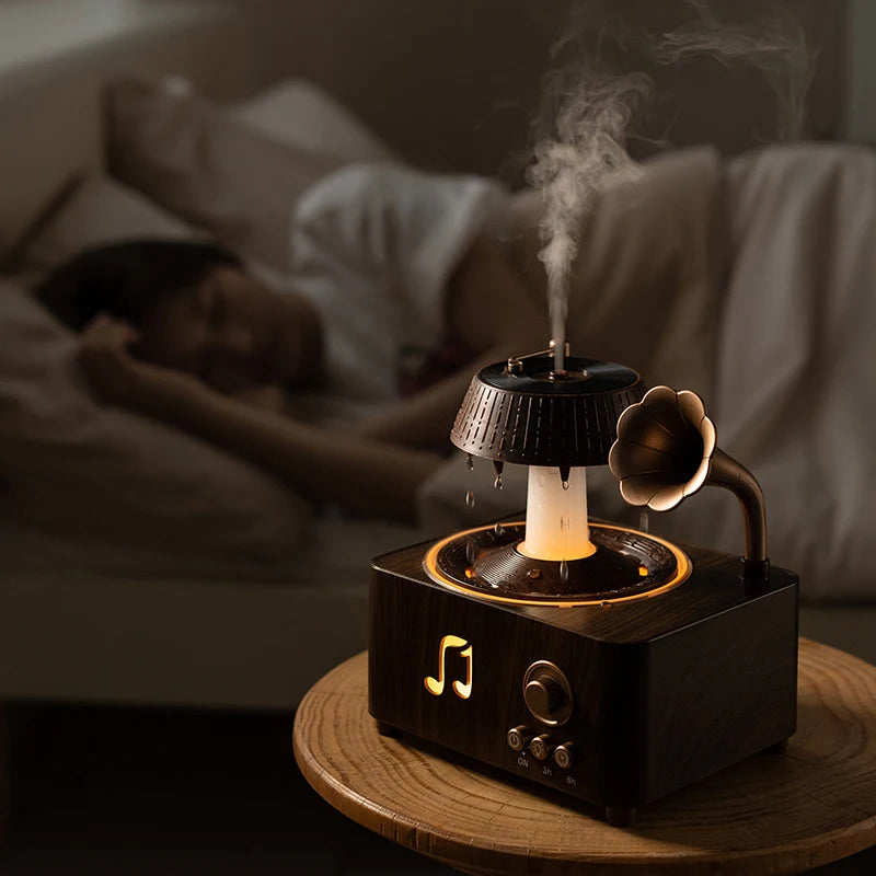 🌧️ RainTurn Vintage Aroma Diffuser 🎶✨